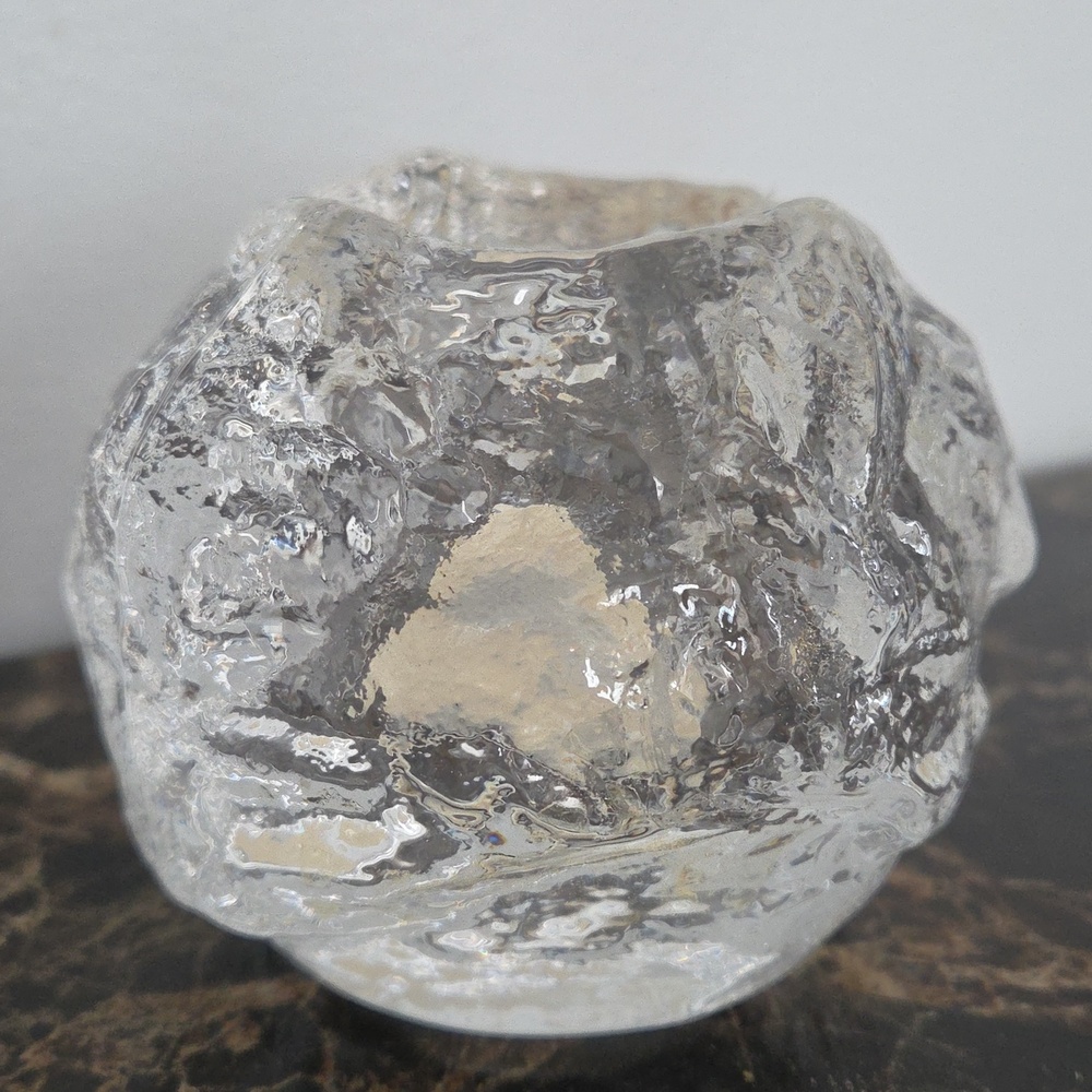 ​Vintage Kosta Boda Snowball Crystal Votive Candle Holder – Ann Wolff Sweden Art